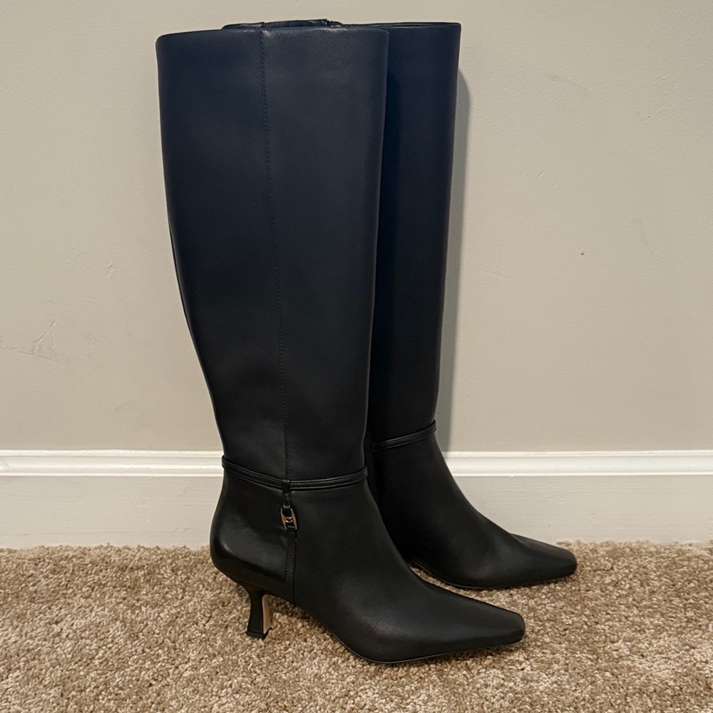Coach Black Knee-High Boots